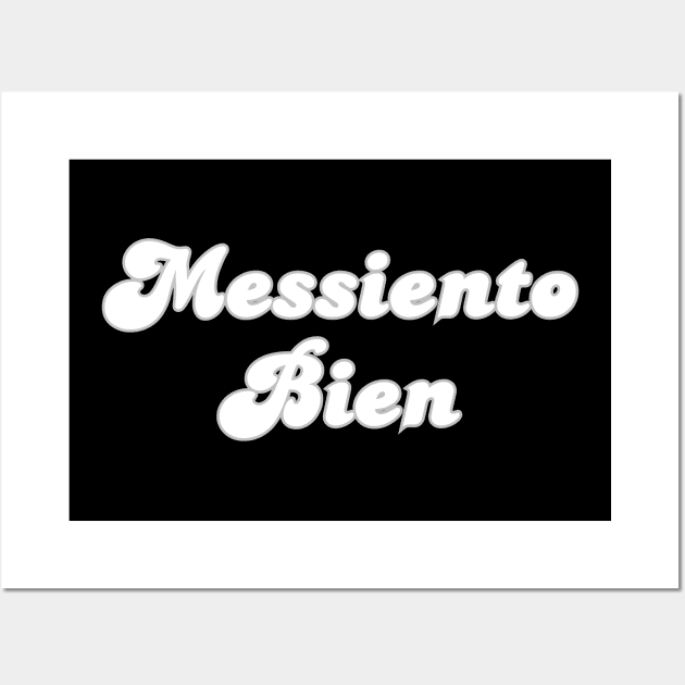 Messiento Bien soccer futbol quote art Wall Art by The GOAT Store